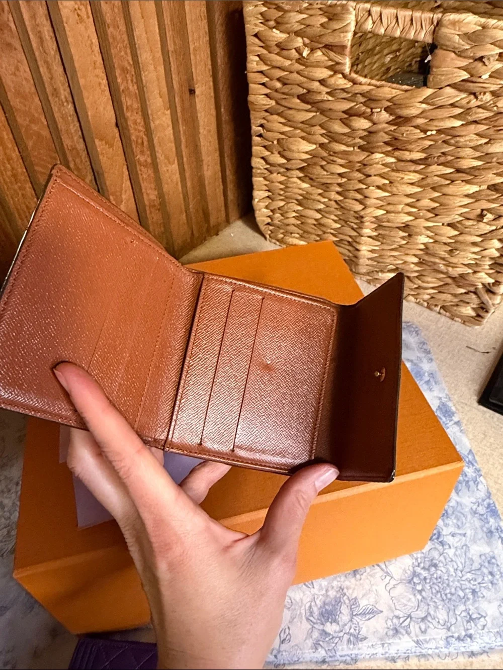Louis Vuitton Brown Monogram Canvas Compact Wallet - Picture 6 of 9